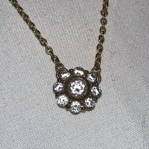 Judith Ripka Flower Pendant Necklace